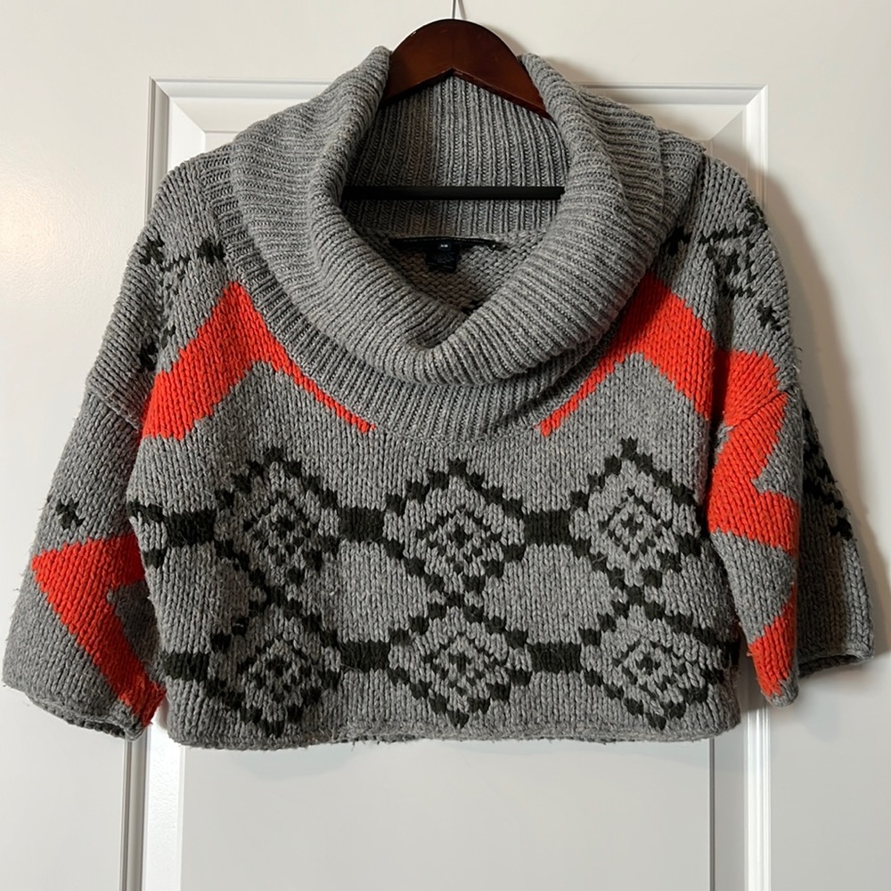 French Connection Vintage Crop Sweater
